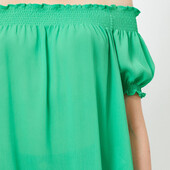 Зеленая летняя блуза Koton, р.42 евро (на шаш 48-50)