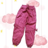 ❇️ Легенькі, літні рожеві штани на дівчинку (7-9 років)