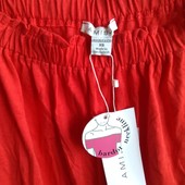Красная блузка топ футболка с открытыми плечами zara amisu xs