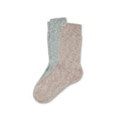♕Лот 1 пара♕ Теплі в'язані шкарпетки з біо бавовни Tchibo(Німеччина), розміри 35-38,мікс