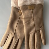 Женские теплые перчатки, сенсорный палец