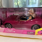 Кукла Барби в кабриолете два цвета