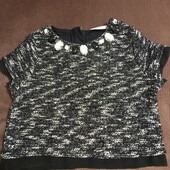 Блуза для девочки с декором, на рост 104