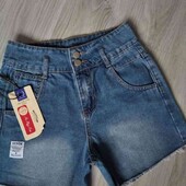 Ai Rui Fen стильные джинсовые шорты с высокой посадкой размер XS S можно подростку