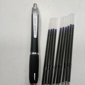 Ручка LR 309, синій колір,+Стержни для авторучки 10шт