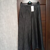 Брендовые новые коттоновые джинсы-паллацо р.10-12