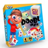 Гра настільна Danko toys doobl Image cubes (укр) | настільна гра українською мовою |