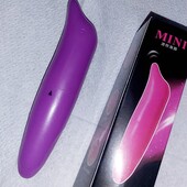 Міні-вібратор (Дельфін) Langsha фіолетовий пластик