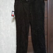 Брендовые новые коттоновые мужские брюки из вельвета р.42R.