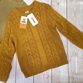 В'язаний светр косичка для дівчинки американського бренду pat pat 8/9 років 134/140 см
