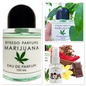 Byredo Marijuana- Очень интересный и привлекательный. Не вульгарный, ни на что не похожий аромат!