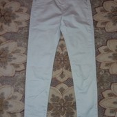 Белые джинсы-лосины на девушку р-44-46