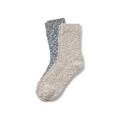 ☘Лот 2 пари☘ Теплі в'язані шкарпетки з біо бавовни Tchibo(Німеччина), розміри: 39-42 комплект