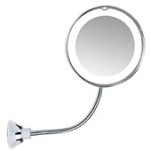 Дзеркало з LED підсвічуванням ultra flexible mirror зі збільшенням 10X. Гнучке дзеркало для макіяжу