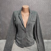 Женский трикотажный пиджачок с налокотниками, р.36(евро)