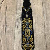 Краватка вишиванка з бісеру