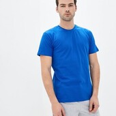 Базова футболка з бавовни синя, розмір М