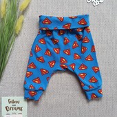 Дитячі штани h&m штанці супермен для новонародженого хлопчика малюка