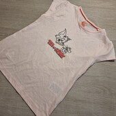 Tom & Jerry! Трикотажная футболка для девочки! 98/104! Лот 4100