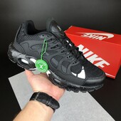 Чоловiчі демісезонні кросiвки Nike Air Max Terrascape Plus чорні з білим розміри 41-45, код 12270