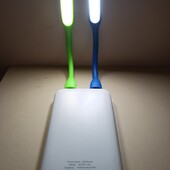 Гнучкий юсб ліхтарик, лампа в двох кольорах