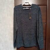 Брендовый новый теплый мужской свитер р.52-54(2XL).