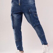 Молодіжні укорочені чоловічі джинси