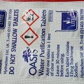 таблетки для очистки воды Oasis