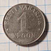 Монета Естонії 1 крони 1995