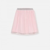 Розовая фатиновая юбка 122 см, 6-7 лет