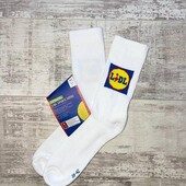 Високі шкарпетки білі махрова стопа lidl німеччина Розмір 43-46