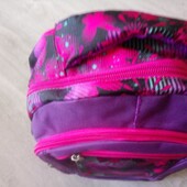 Рюкзак тм Ranec 2 відділеня 3 кармана рожеві метелики 5261 Для подростка