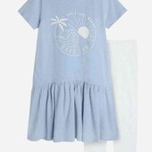 Комбінований літній комплект (сукня, легінси) Cool Club 158