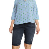 Блуза і джинсові шорти жіночі. Розмір 50-52