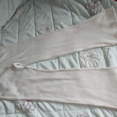Молочні хб брюки від Zara, M