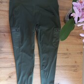 Wrangler штаны лосины карго с накладными карманами цвета хаки XL размер Новые