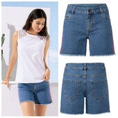 ♕ Жіночі якісні джинсові шорти esmara®, розмір наш 42-44(34 євро)