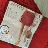 Esmara брендовая кружевная юбка цвет марсала размер S