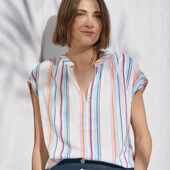 ♕ Елегантна плетена блузка в смужку від Tchibo (Німеччина) розмір наш 46-48 (40 євро)