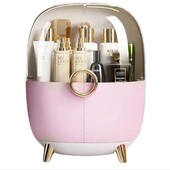 Шкатулка - органайзер для косметики и макияжа розовый 25×36×14см
