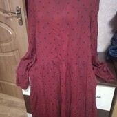 Плаття сукня вільного крою віскоза 18 розм