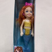 Новая маленькая куколка русалка с цветными волосами