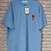 Жіноча бавовняна футболка з логотипом ami