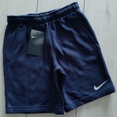 Фірмові шорти Nike, з кишенями на замочках, 122-128см. З біркою!