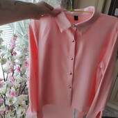 Блузка сорочка персик на С