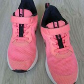 Nike брендовые лёгкие текстильные кроссовки цвет коралловый размер евро 33 по стельке 22 см 