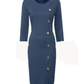 Трикотажне плаття жіноче esmara рукав 3/4 євро розмір XS 32/34 наш 38/40р.