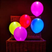 Набор шаров с подсветкой,5 шт+ светоотражающий брелок в подарок