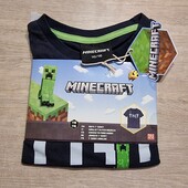 Minecraft! Трикотажная футболка для мальчика! 110/116! Лот 5601