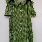 Сукня жін софт стрейч літо в лоті зелена